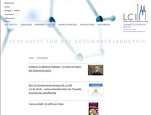 Tablet Screenshot of lci-koeln.de